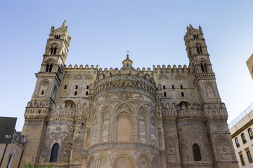 Fototapeta na wymiar Palermo Cathedral details
