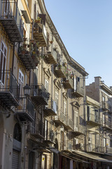 Fototapeta premium Street in Palermo, Italy