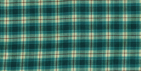 Fond écossais vert.