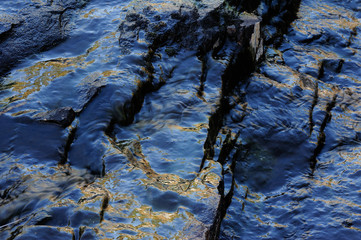 Wasser, Felsen, Reflektion, Hogfossen, Schweden