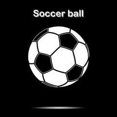 Obraz premium Soccer ball icon