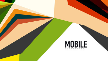 Modern triangle presentation template