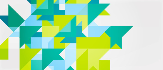 Triangle pattern design background