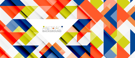 Triangle pattern design background