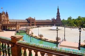 Fototapeta premium La place d'Espagne à Séville