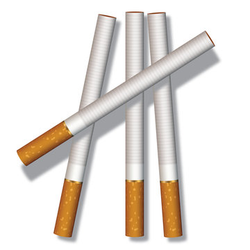 Four cigarettes