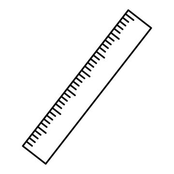 Ruler measure tool icon vector illustration graphic design