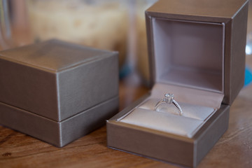 Diamond engagement ring