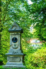 Ottilie Wildermuth Denkmal  Tübingen Baden Württemberg