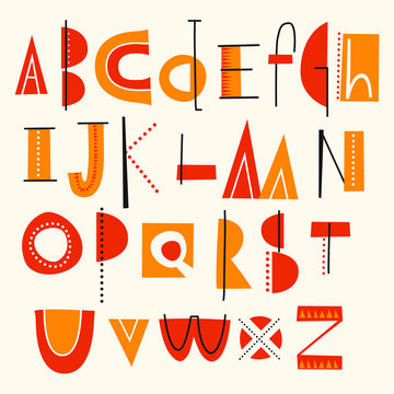 Funny naive font