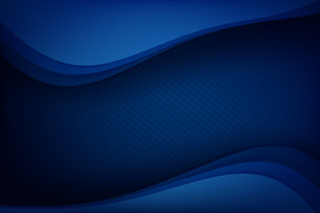 Abstract deep blue background curve and overlap layer with basic simply geometry illustration 004