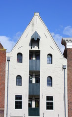 Fototapeta na wymiar Historic warehouse in the center of Groningen. The Netherlands