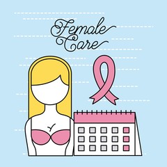 femal care important icon vector cartoon illustration design graphic