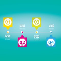 vector clean modern white Infographic banners