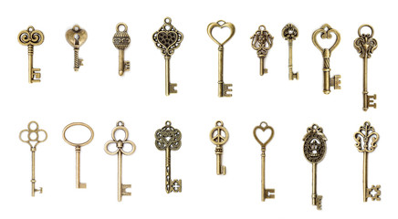 Set of vintage keys