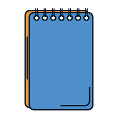 notebook school isolated icon vector illustration design