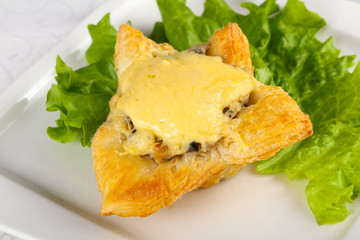Mushroom pastry