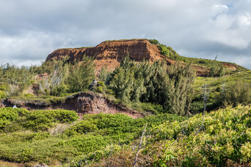 Fototapeta na wymiar Maui Red Hill