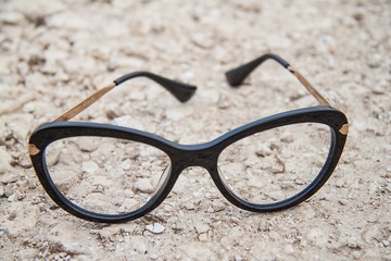 Black fashion glasses