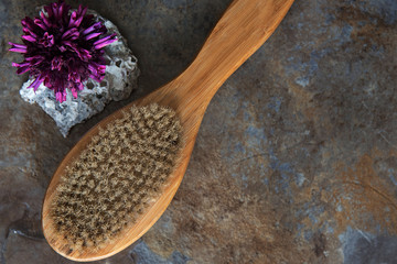 Spa and Wellness - Bath brush, Towel, Sea salt and Homemade soap