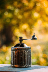 Old coffee grinder