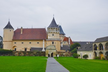 Fototapeta na wymiar Historic palace castle burg Rosenburg in Austria