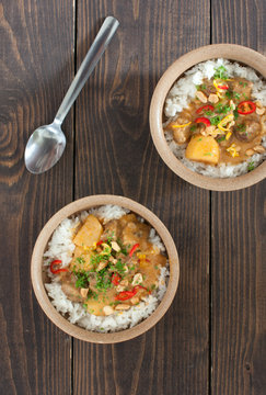 Thai Beef Massaman Curry with Rice