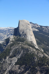 Fototapeta na wymiar Half Dome in Yosemite National Park. California. USA