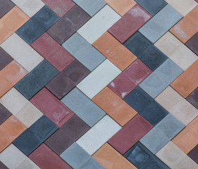 Mosaic, tile, paving slab