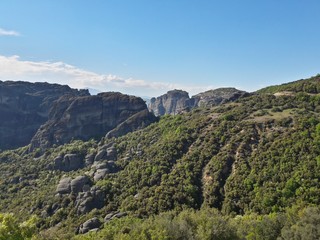 Naklejka premium Meteora in Greece, 2017
