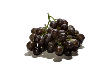 Grapes isolated on white