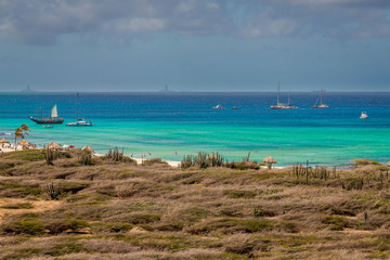 Fototapeta na wymiar Aruba Coastal Scenery, Caribbean