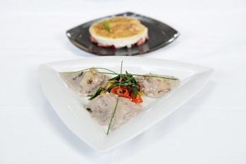 Tasty meal served for a lunch