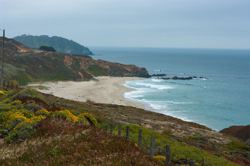 Fototapeta na wymiar California Coastline