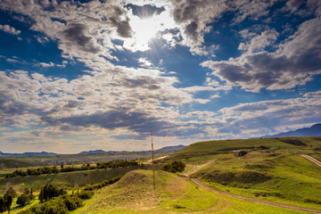 Naklejka premium Mountain landscape 3