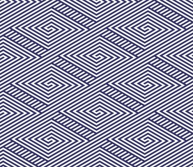 Vector seamless pattern. Modern stylish texture. Monochrome geometric pattern with rhombuses.