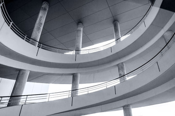 Fototapeta premium access ramp, concrete work