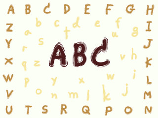 Abstract Sketchy Font