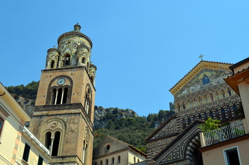 Fototapeta na wymiar Kirche in Amalfi