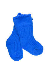 Baby socks isolated on white