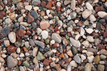 Sea pebble, stones background