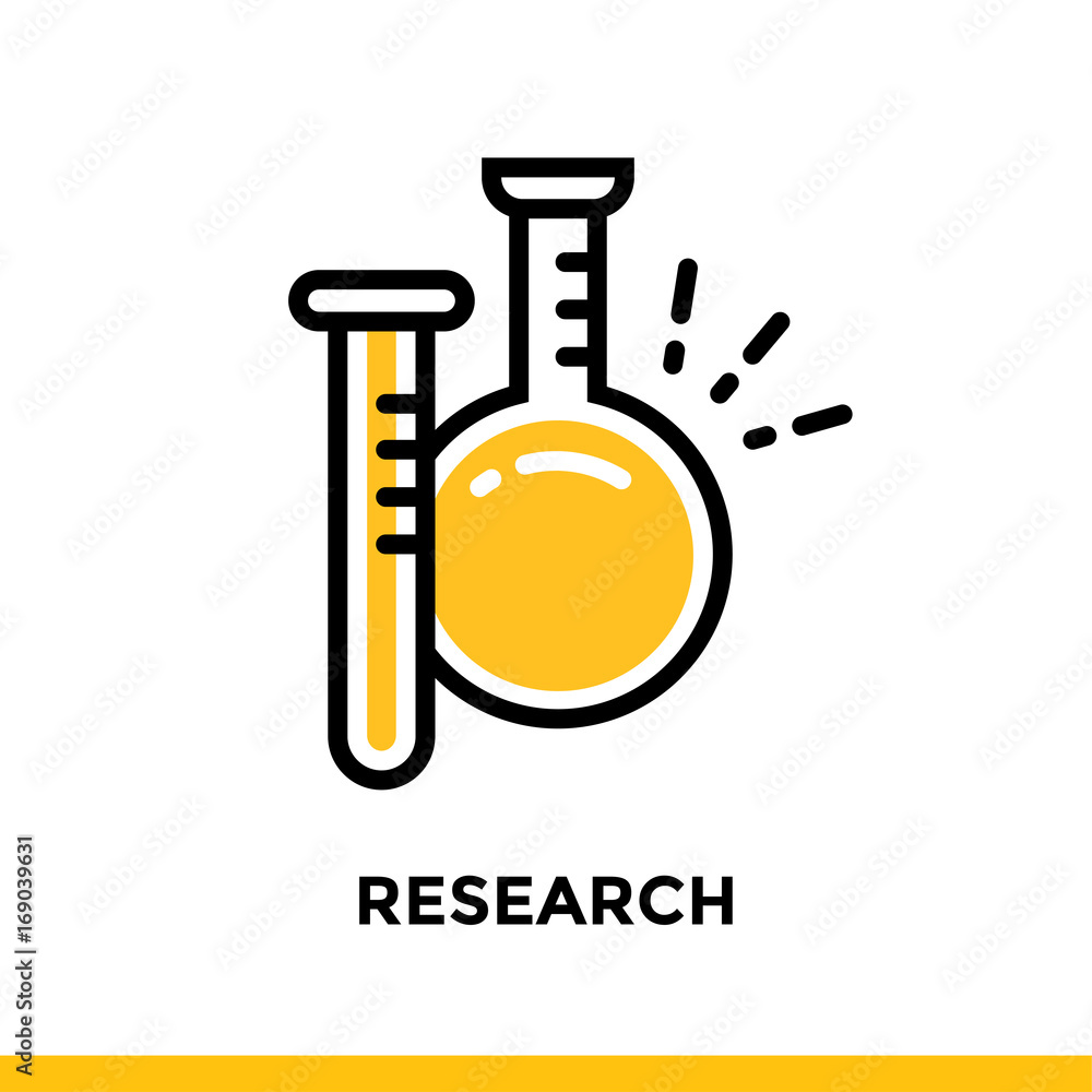 Aufkleber linear icon for startup business. pictogram in outline style