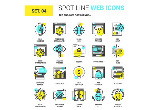 20 Yellow and Cyan Web Icons 1