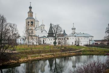 old Orthodox Church on the banks of the river