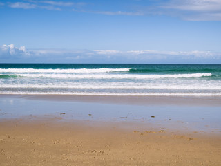 Fototapeta na wymiar white sandy beach,Northern Ireland