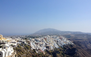 View over Santorini