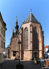Fototapeta premium Stadtkirche in St. Wendel, Saarland