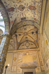 Fototapeta premium Toskana-Impressionen, Florenz, Palazzo Vecchio, Innenhof