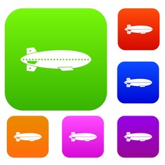 Dirigible balloon set collection