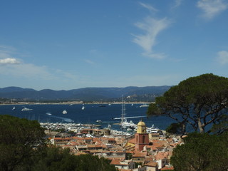 Naklejka premium saint tropez architecture
